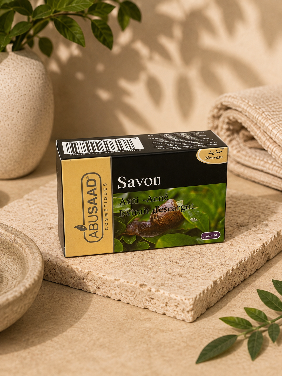 Savon extrait d’escargots